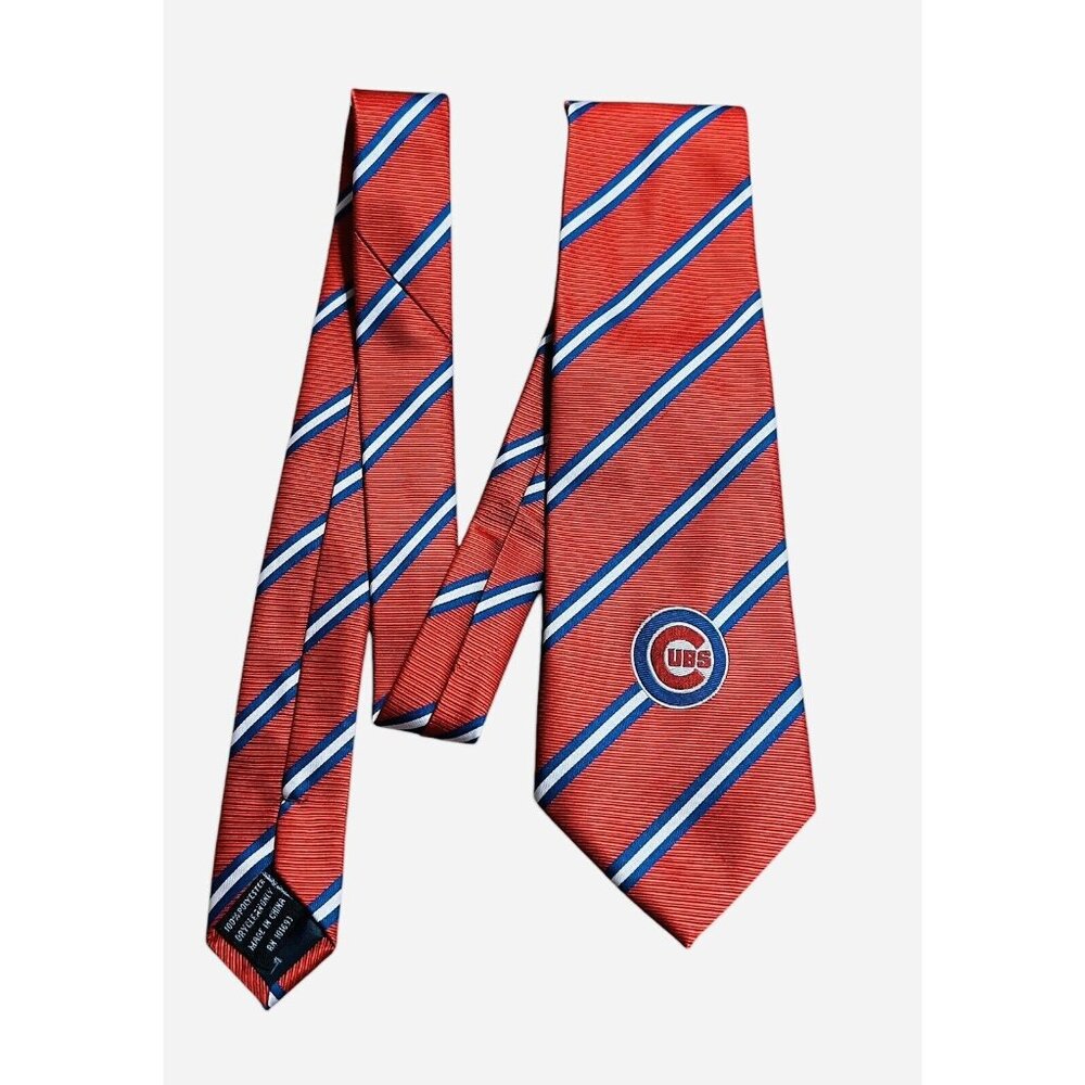 Chicago Cubs Tie MLB 100% Polyester 56”x3.5”‎